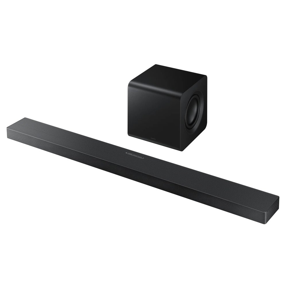 Samsung 3.1.2ch Soundbar, HW-QS700F, with Wireless Subwoofer, Wireless Dolby Atmos, Q-Symphony & Convertible Fit Design for TV, Movie & Gaming