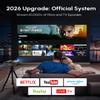 Ultra HD Daylight Projector 4K [Netflix Officially & Auto Lens Cap], HDR10+ 2400 ANSI Daytime Home Theater Projector AI-ToF Autofocus, Dolby 230W Deep Bass, Bluetooth WiFi HDMI eARC Outdoor Movie view 4
