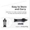 Compatible for Ulanzi, AT-01 Portable Vlog Tripod/AT-02 Portable Tripod Dolly for Livestreaming Outdoor Photograph Camera Vlog Portable Stand view 4
