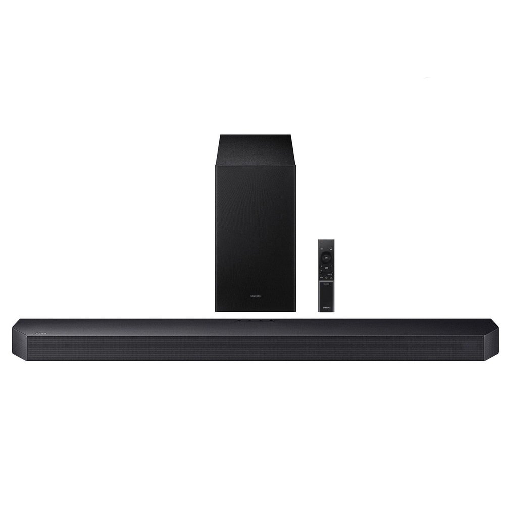 Samsung Q-Series Soundbar HW Q600F 3.1.2 ch Subwoofer (2025 Model) DTS Virtual:X, SpaceFit Sound Pro, Q-Symphony, Adaptive Sound, Dolby Audio
