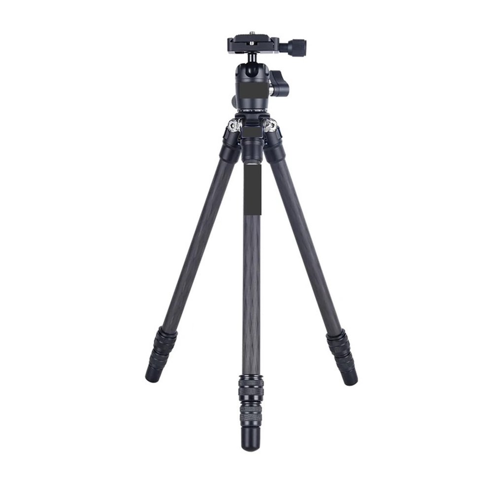 Compatible for AOKA, CMP163CL Carbon Fiber Tripod with KB20 Ball Head, 3-Section Portable Stand, Max Load 3kg, 1360mm Max Height