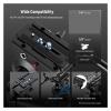 Compatible with 501 Mount, 74" Video Tripod with Fluid Head and Smooth Friction Damping, All-Metal Camera Tripod for Filming and Recording view 3