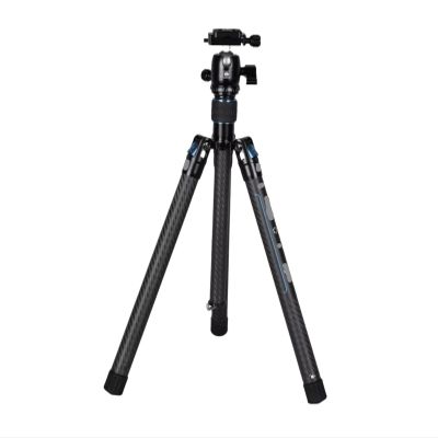 Compatible for DSLR, Carbon Fiber Tripod with B-00K Traveler Ball Head Max Load 22lbs