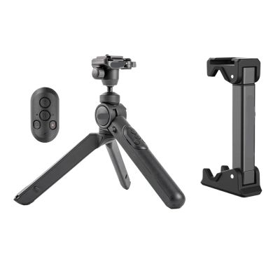 Compatible for PGYTECH, MANTISPOD 2.0 Bluetooth Mini Camera Vlogging Tripod, 6 Modes Small Travel Flexible DSLR Pocket Stand with Remote Control(Kit with Holder)