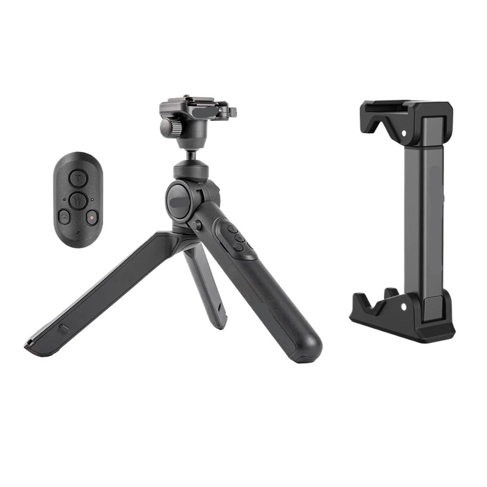 Compatible for PGYTECH, MANTISPOD 2.0 Bluetooth Mini Camera Vlogging Tripod, 6 Modes Small Travel Flexible DSLR Pocket Stand with Remote Control(Kit with Holder)
