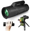 Monocular Telescope Compact Retractable Telescope Wide Angle Prism Scope Telescope with Phone Clip Tripod Telescope view 1