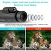 Monocular Telescope Compact Retractable Telescope Wide Angle Prism Scope Telescope with Phone Clip Tripod Telescope view 4
