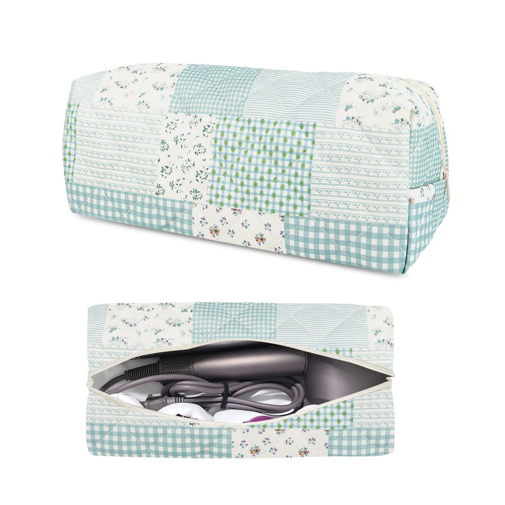 Hair Tools Travel Carrying Bag, Quilted Floral Bag for Shark Flexstyle