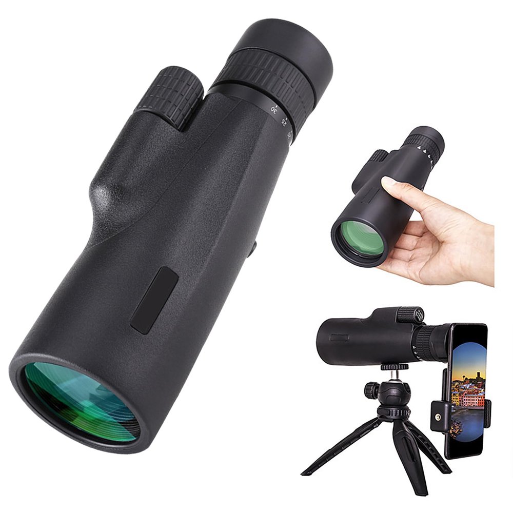 10X30 Monocular Telescope, for Adults, High Power HD Compact Monocular BAK-4 Prism and Lens, for Bird Watching, Travel Camping, Hiking