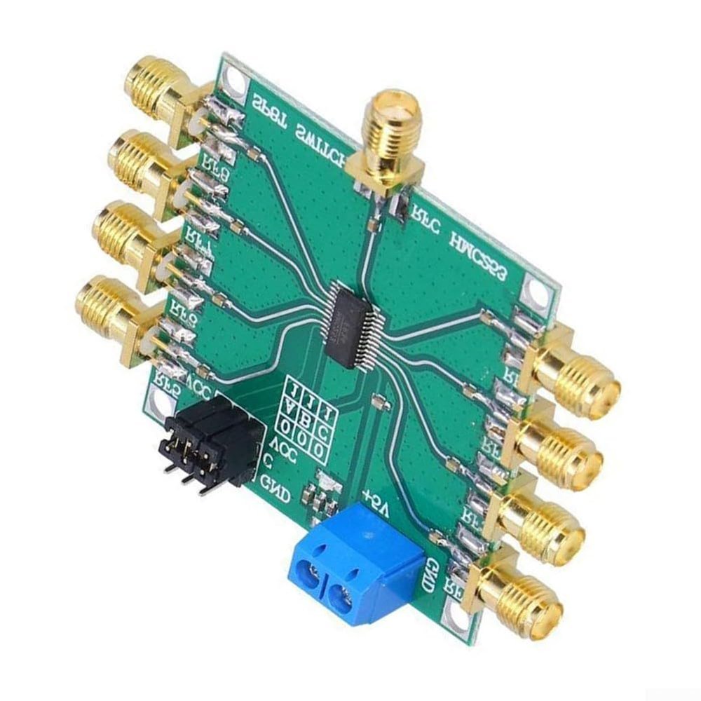 RF Switch Module HMC253 SP8T 3V-5V DC-3GHz Low Insertion Loss PCB Antenna Selector for Base Station, Cable TV, WLAN, Test Equipment