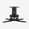 cinesleek Universal Projector Ceiling Mount  18-25cm (7.1"-9.8") Height Adjustable, 360 Rotation, 10 Knob Tilt, Fits 1-4 Hole Projectors up to 55 lbs for Home Theater, Office, Classroom (Black) view 1