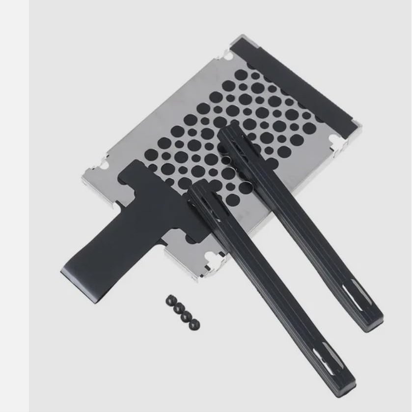 2 Set 7mm SATA Hard Drive Bracket with Rubber Guide Rail SSD Bracket Compatible for ThinkPad X220 X220i X220T X230 X230i X230T T430 T420 T420s T430s