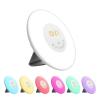 Sunrise Alarm Clock Wake Up Light, Natural Light & 6 Nature Sounds with FM Radio, Snooze Function, Multicolor Mood Lamp for Bedroom, Compact Touch Control view 1
