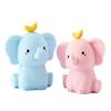 Elephant Night Light for Kids, LED Squishy Animal Night Lamp Rechargeable, Novelty Nursery Lamp Nightlight for Kids, 2 Levels Dimmable Touch Lamp for Bedroom, Home Decor Gifts Stuff for Girls Boys view 1