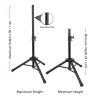 BONKZEBU Stainless Steel Tripod Stand Mount, Heavy Duty Adjustable Satellite Tripod Mounting Kit with Pole Adapter, for Gen 3 Dish Campground Flat Roof Installation view 2