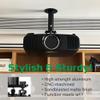 cinesleek Universal Projector Ceiling Mount  28-45cm (11"-17.7") Height Adjustable, 360 Rotation, 10 Knob Tilt, Fits 1-4 Hole Projectors up to 55 lbs for Home Theater, Office, Classroom (Silver) view 3