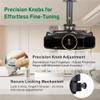 cinesleek Universal Projector Ceiling Mount  28-45cm (11"-17.7") Height Adjustable, 360 Rotation, 10 Knob Tilt, Fits 1-4 Hole Projectors up to 55 lbs for Home Theater, Office, Classroom (Silver) view 4