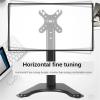 14 to 32 Inch Monitor Desk Stand Arm Large Base Stable Adjustable Height Metal Mounts LCD LED Screen with Bracket Holder Spare Parts view 4