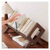 tanyunji001 CD Storage Rack, Tilted Wooden CD Record Rack Three-dimensional Albums Display Shelf for Home Office view 4