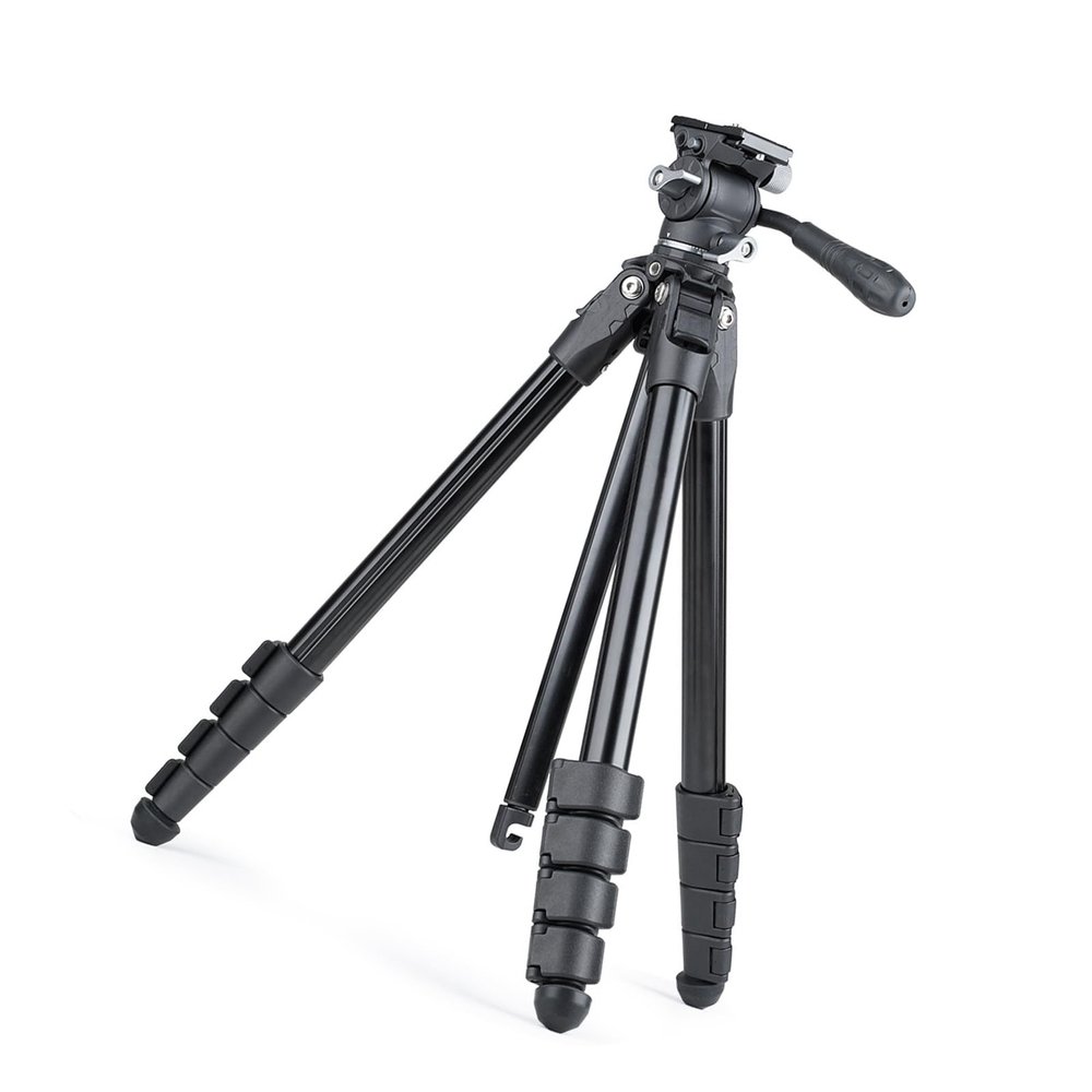 Universals Rotating Tripod Lightweight Aluminum Alloy for Camera Adjustable Height Photography DSLR Tripod