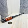 Antique Brass Telescope with Leather Accents  Nautical Spyglass Dcor view 2