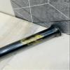 Antique Brass Telescope with Leather Accents  Nautical Spyglass Dcor view 4