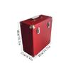 tanyunji001 CD Storage Rack, Portable Wooden Vinyl Record Storage Case Multifunctional Leather Surface CD Albums Box view 2