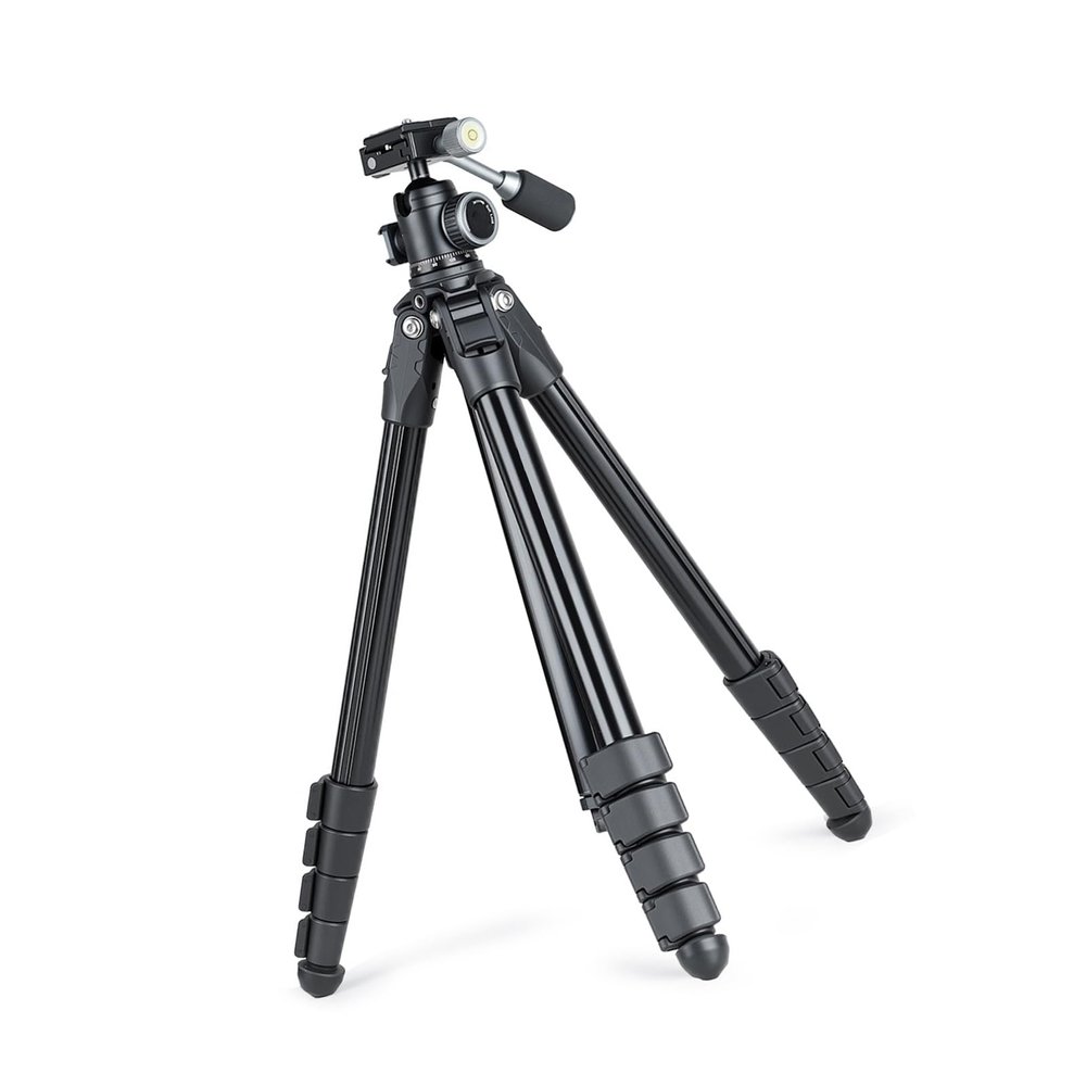 Universals Rotating Tripod Lightweight Aluminum Alloy for Camera Adjustable Height Photography DSLR Tripod