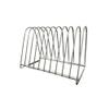 tanyunji001 CD Storage Rack, Desktop Minimalist Stainless Steel Vinyl Record Rack for Living Room Bedroom Office view 1