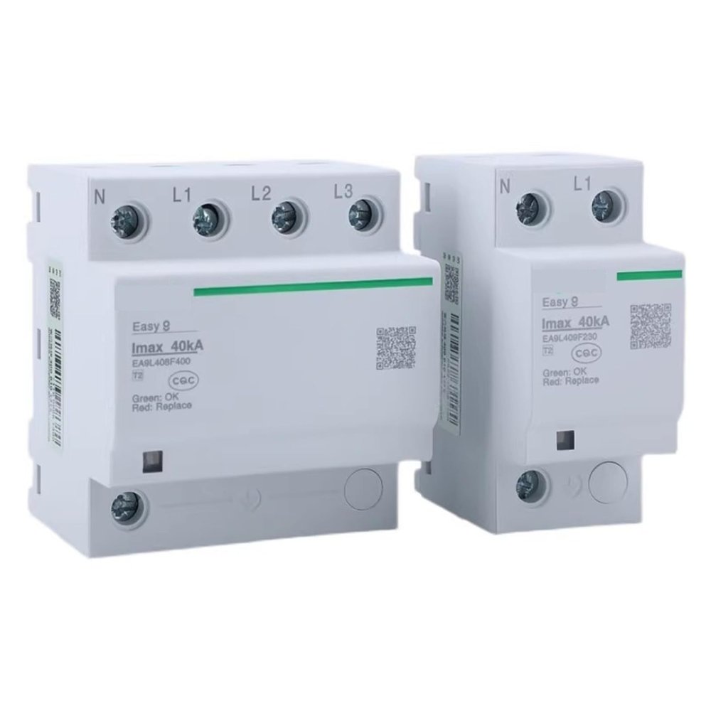 1PCS EA9L 1P+N/3P+N 20KA/40KA/65KA Fixed T2 Type Surge Protector(EA9L 3P N 20KA)