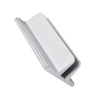 BAZEITFLOW Vertical-Type Aluminum Alloy Laptop Stand Adjustable Notebook Computer Holder for Desktop Storage Organizer Silver, Compatible with Gaming and Ultrabook Laptops