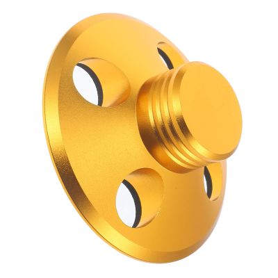 Uonlytech Turntable Record Weight Stabilizer Gold Aluminum Alloy Low Profile Vinyl Record Clamp for Reducing Vibration Playing Vinyl