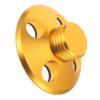 Uonlytech Turntable Record Weight Stabilizer Gold Aluminum Alloy Low Profile Vinyl Record Clamp for Reducing Vibration Playing Vinyl view 1