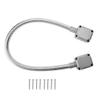 Large Door Loop Exposed Mounting Access Control Cable Wire Protection Sleeve, Stainless Steel Wire Guard with 8mm Inner Diameter for Sliding Door Access Control Systems view 1