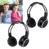 Wisoqu 2 Pack Wireless Car Headphones, Infrared Wireless Headphones with Dual Channel and Soft Ear Pads for Car DVD Rear Entertainment System view 2