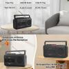 Wisoqu Portable Cassette Player, AM FM Radio Stereo Recorder with USB Playback and Built in Microphone, for Music Lovers and Nostalgic Enthusiasts (US Plug) view 3