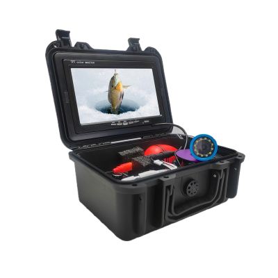 Naroote 7 Inch Underwater Fishing Camera, Color Digital Screen with 1000TVL Metal Camera, 15M 30M Long Cable, with Adjustable LED Lights and Type C Charging, for Fishing (CR110-7S-DL)