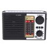 Wisoqu Portable Solar Emergency Radio, AM FM SW Receiver with LED Flashlight and USB Charging, for Camping Hiking Outdoor Emergency view 1
