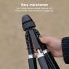 Camping Tent Tripods Stand, Pyramid Tent Support Tripod, Adjustable Aluminum Alloy Tripod for Camping Hiking with Smooth Round Top and Space - Saving Design view 2