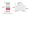 AC Backup Protector T2 Protection Lightning Arrester 230V 400V Surge Din Rail Current Breaker 10kA 20kA 2P(3P,100kA) view 2