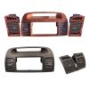 Air Vent Outlet Compatible With Toyota Camry 5 2002 2003 2004 2005 2006 Fascia Auto Stereo Panel Mounting CD DVD Radio Dashboard(Orange) view 2