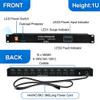 1U PDU Rack Mount Power Distribution Unit with 10 NEMA 5-15R Outlets, 15A 120V Surge Protector with 3600J 10KA Protection, 6ft Power Cord, LED Indicators view 2