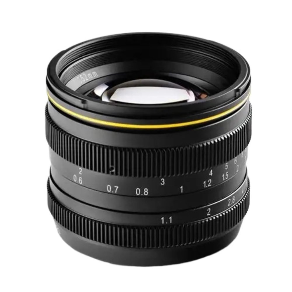 Compatible for Canon EOS-M Sony E-Mount Fuji X M4/3 50mm f1.1 APS-C Large Aperture Manual Focus Mirrorless Lens(for Canon EOS-M)