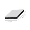 Alipis External DVD Burner and CD Drive USB 3.0 Ultra Portable Optical Drive Compatible with Laptop and Desktop Computers White view 2