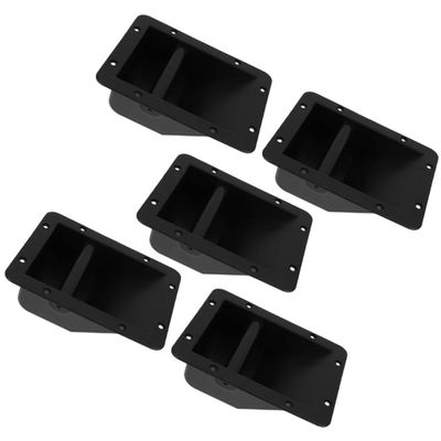 FRCOLOR 5pcs Plastic Speaker Handle Replacement for Outdoor Audio Equipment Sturdy Speaker Case Side Handles Black 204x164x60mm Carrier Grip for Amplifier