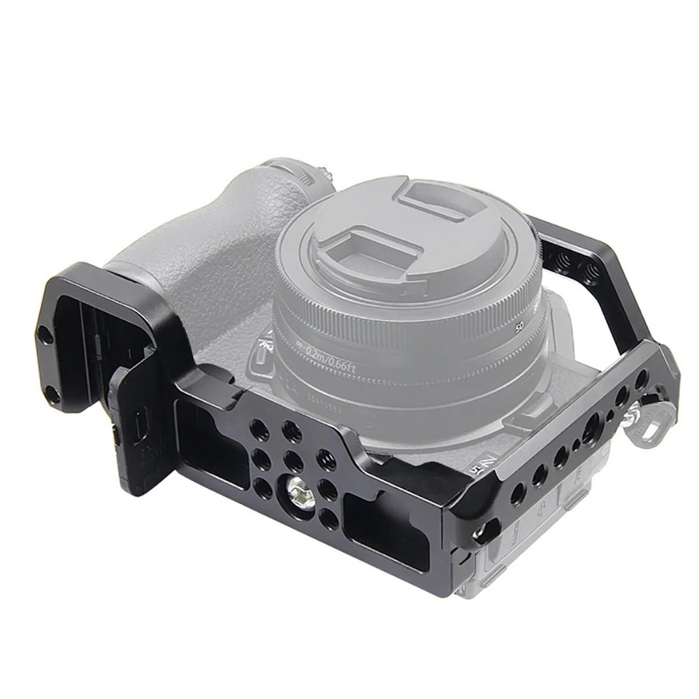 Compatible for Nikon Z50 SLR - Camera Cage Protection Frame, Cold Shoe Mount & Vertical Shooting DIY Extension Kit