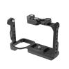 Compatible for PULUZ Video Camera Cage for Sony FX30 FX3, Metal Rabbit Cage Stabilizer Rig with Wooden Handgrip(Only Stabilizer Cage) view 1