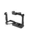 Compatible for PULUZ Video Camera Cage for Sony FX30 FX3, Metal Rabbit Cage Stabilizer Rig with Wooden Handgrip(Only Stabilizer Cage) view 2