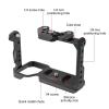 Compatible for PULUZ Video Camera Cage for Sony FX30 FX3, Metal Rabbit Cage Stabilizer Rig with Wooden Handgrip(Only Stabilizer Cage) view 4