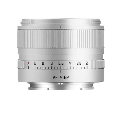 Compatible for Sony E Nikon Z Lumix L Mount AF 40mm F2 Full Frame Lens for Street and Daily Life Photography(AF 40mm F2 Silver,Nikon Z)
